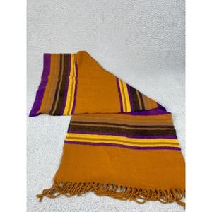 Cashwear Multicolor Striped Scarf Made In France